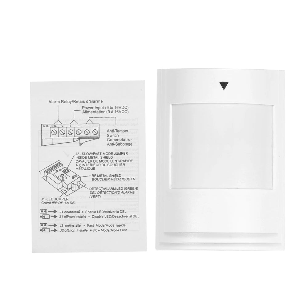 Anti-Pet PIR Motion Sensor Wired Alarm Dual Infrared Detector Pet Immune For Home Burglar Security Alarm System
