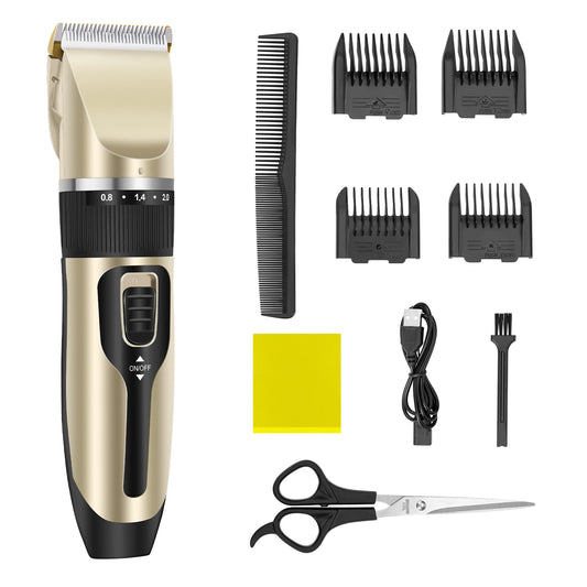 Dog Clippers Low Noise, Dog Grooming Kit Rechargeable Cordless Pet Hair Clipper Trimmer Shaver for Small and Large Dogs Cats