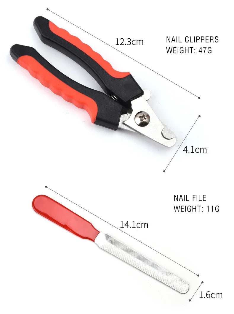 Dog Nail Clipper Scissors Kitten Nail Toe Claw Clippers Trimmer Grooming Tools General Pet Supplies Animals Paw Care Tool Kits