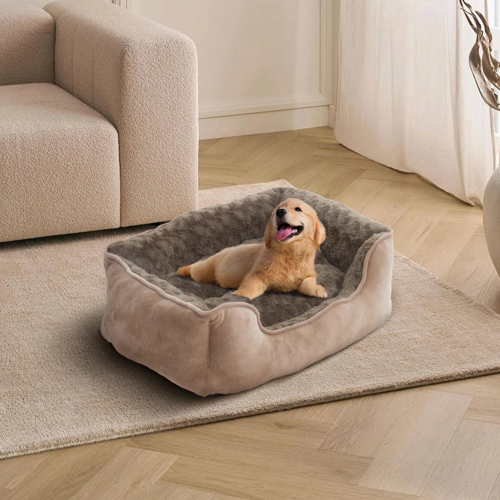 Tieker Furry Pet Bed Cat Bed Dog Bed Sleeping Mat Suitable for Large, Medium and Small Pets