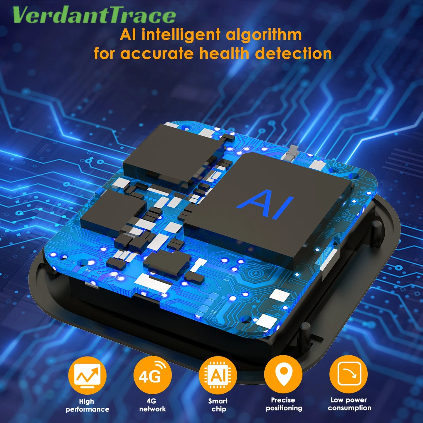 4G GPS Tracker Dog Cat IP67 Waterproof Pet Tracker Geo-fence Dog Collar Monitor Real Time GPS Sports Tracking Health Monitoring