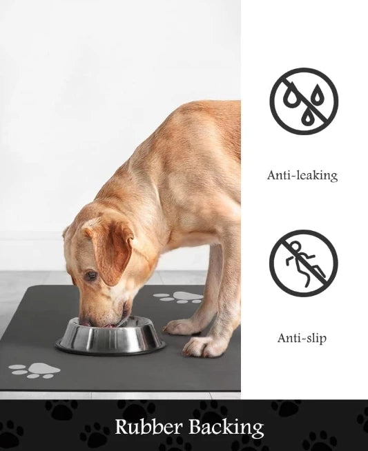 VIKAMA Pet Floor Mat Pvc Waterproof Mat For Dog House Dirt Resistant Easy To Care Mat Pet Feeding Splash Proof Leak Proof Mat