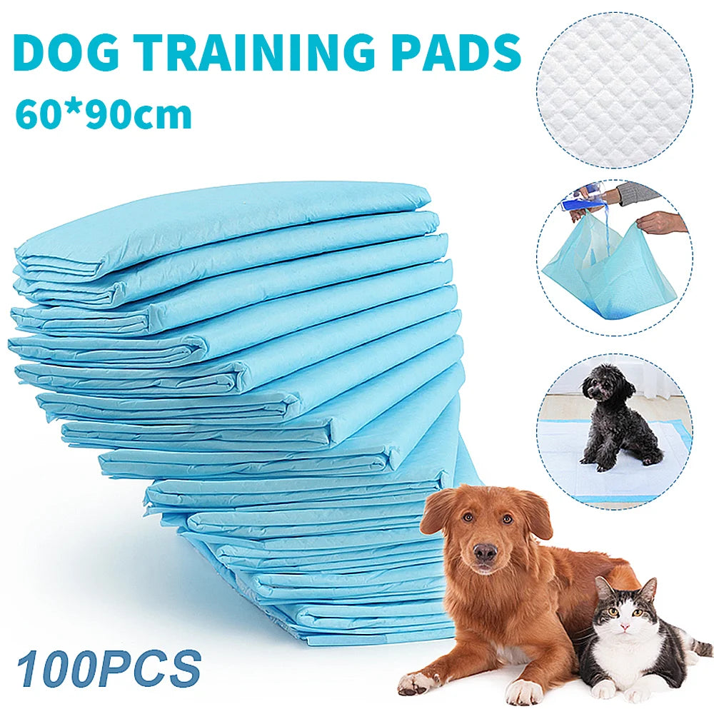 Pets Disposable Training Pads, Super Absorbent Pet Diapers, 5layer Efficient Water Absorption Design, Dog Cat Disposable Pee Pad