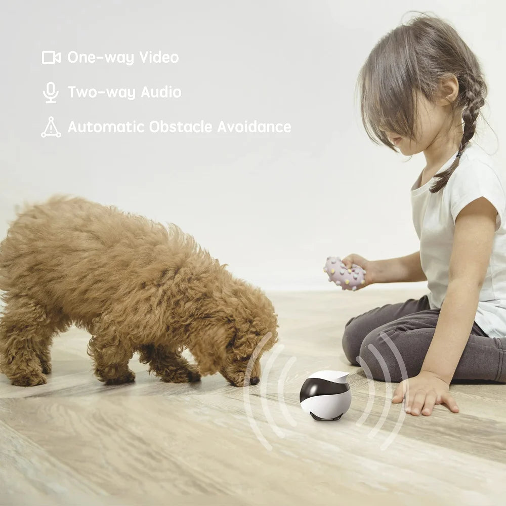 Enabot EBO SE Camera Robot for Dog Cat Baby 1080P Home Security Pet Camera Startlight Night Vision Wireless Remote Control