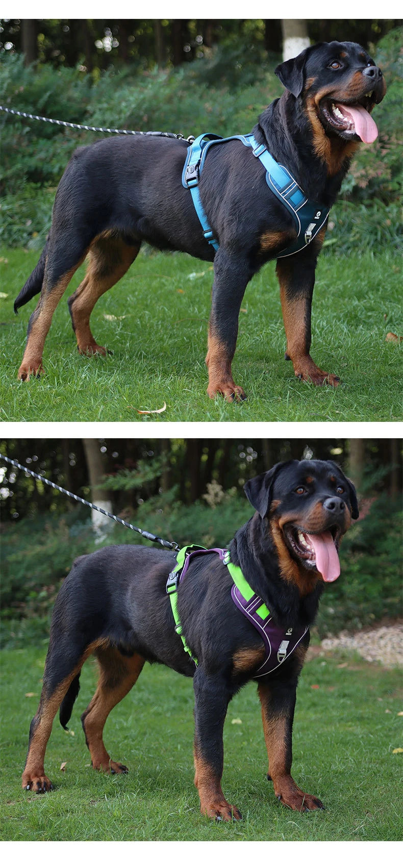 Dog Harness Reflective Midium Large Dogs Tactical Vest Big 1680D Waterproof Oxford Cloth Dog Harnesses Pet Accessoires Supplies