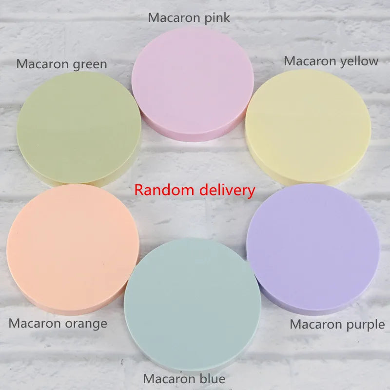 Wholesale 50pcs Empty PET Jars Clear Cosmetic Container Sael Food Jar With Macaron Color Lid Face Cream Sample Pot Container