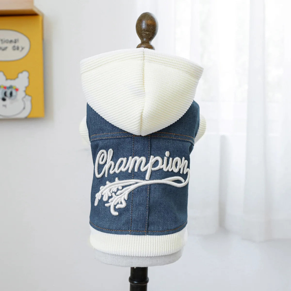 Pet Clothing Spring And Autumn Handsome Cool Cowboy Coat Suitable Cute Rock Roll Denim Clothing for Small and Medium sized Dogs