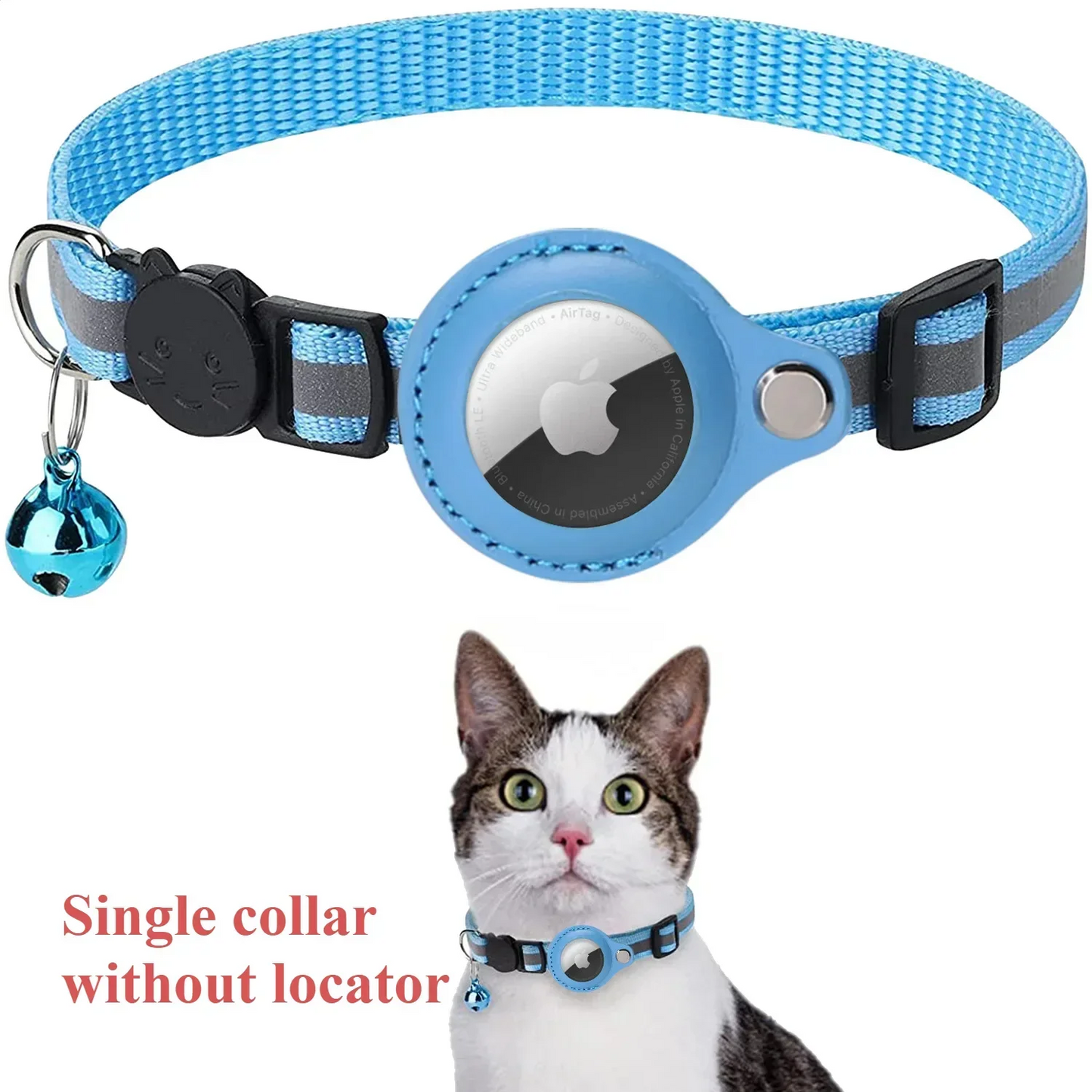 Bluetooth Cat Dog Pet Anti-lost Tracker Pet GPS Tracker Smart Locator Dog Brand Pet Detection Wearable Tracker Reflective Collar