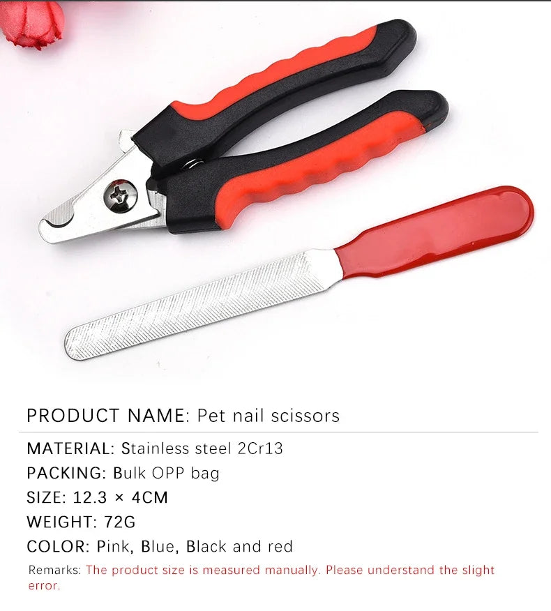 Dog Nail Clipper Scissors Kitten Nail Toe Claw Clippers Trimmer Grooming Tools General Pet Supplies Animals Paw Care Tool Kits