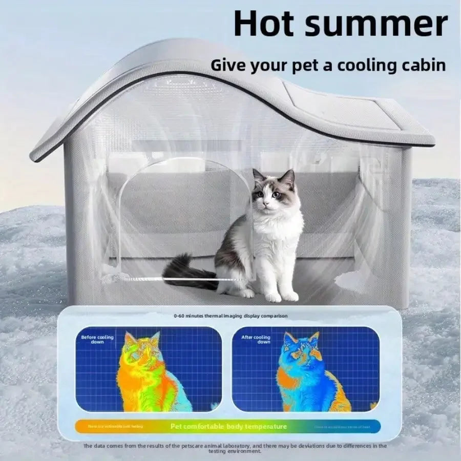 Pet House  summer small Cat dog Ice House Air Conditioning BED Summer Cooling Tool Nest Dog Dog Four Seasons Pet Ice House