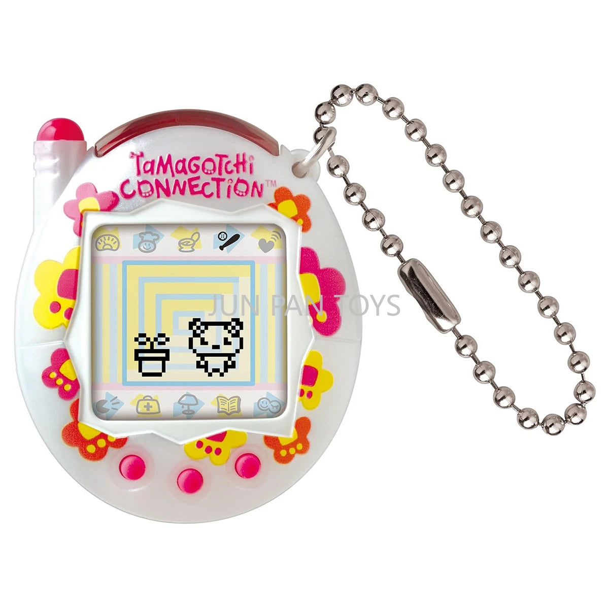 Original Tamagotchi Connection Electronic Pet Model Soda Flower Pink Light Blue Virtual Pet Game Console Birthday Gift Girls Toy