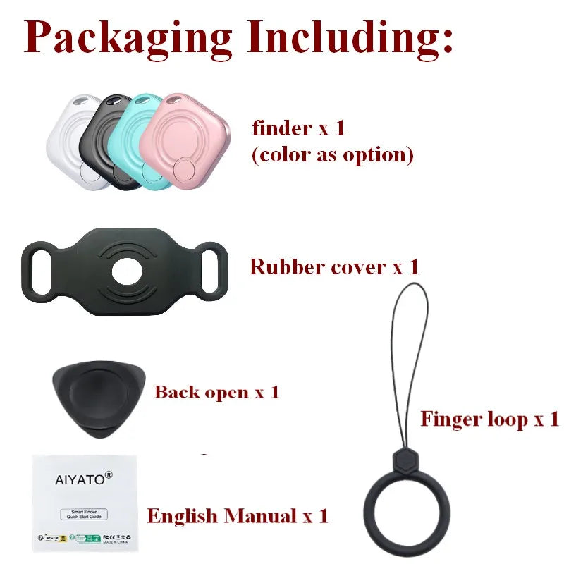 Pet GPS Tracker Smart Finder Anti-lost Device Mini GPS Tracker for Wallet Kids Dog Key Finder IOS Find My App