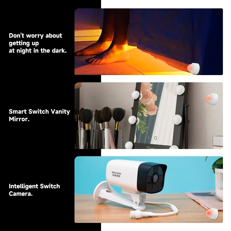 Tuya Zigbee3.0 PIR Motion Sensor Human Body Movement Wireless Infrared Detector  Work With Alexa Google Home Assistant Z2mqtt