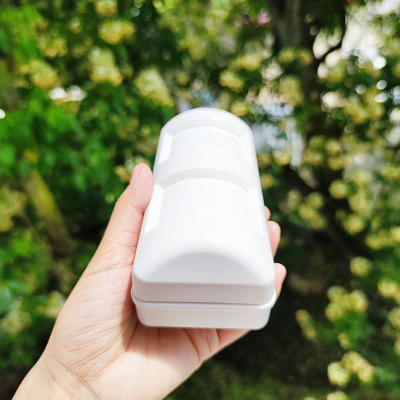 Outdoor Waterproof Microwave PIR Motion Sensor Wire Pet Immune Infrared Detector 2 PIR 1 MW for Home Alarm System Protection