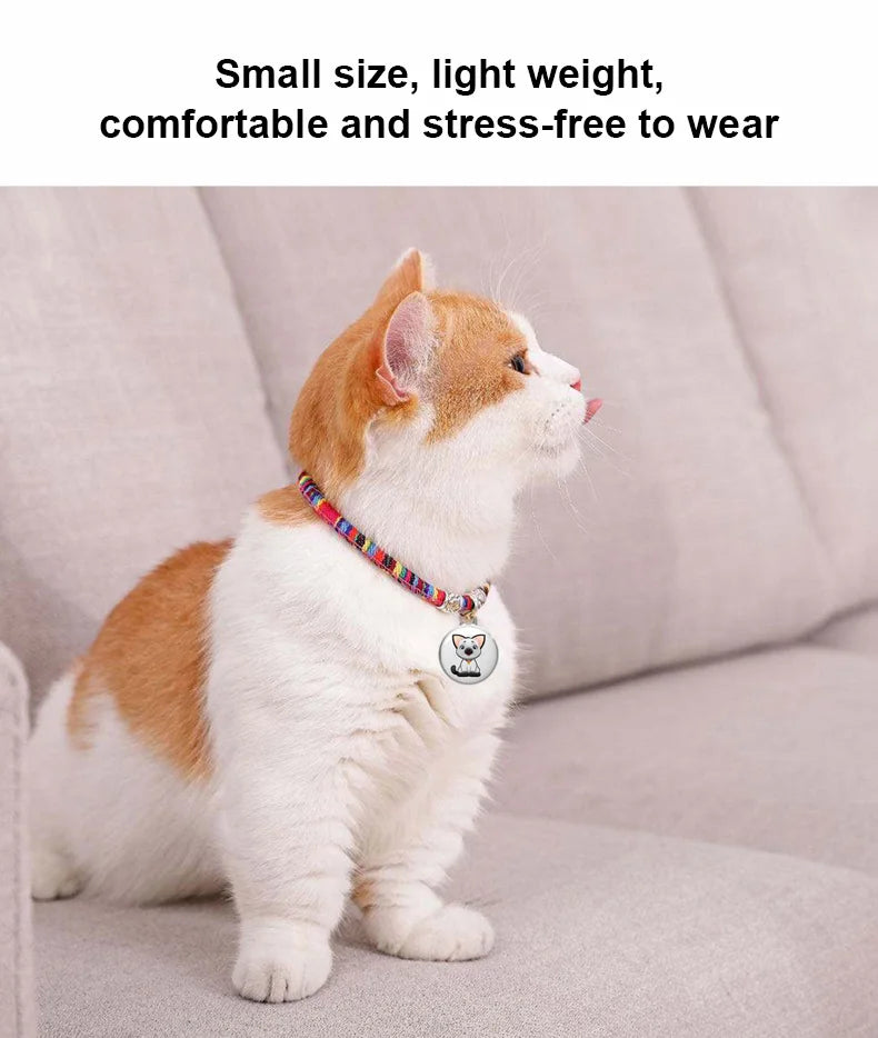 Findmy Tag Global Pet Locator for cats and dogs tracking locating artifact