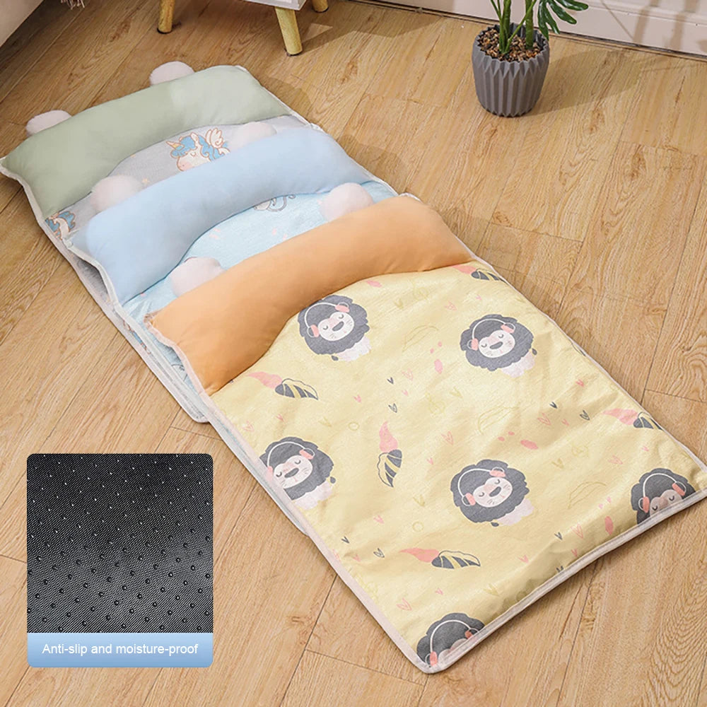 Summer Cooling Pet Mat – Ice Silk Dog Cat Bed Breathable Anti-Slip Cushion for Hot Weather, Washable Comfort for Small Medium