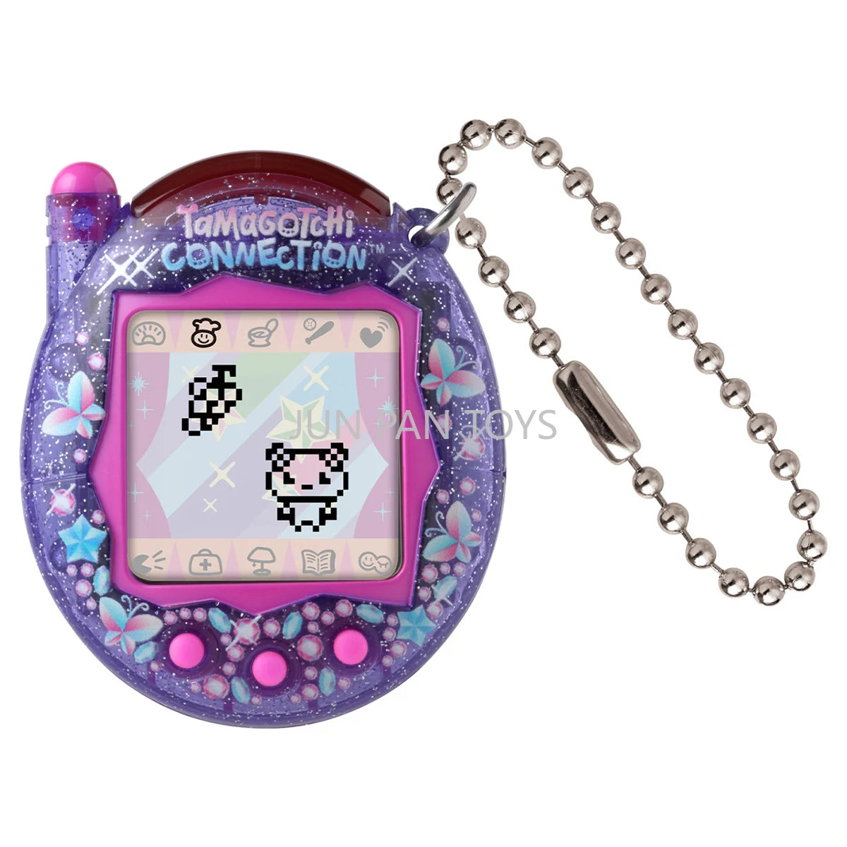 Original Tamagotchi Connection Electronic Pet Model Soda Flower Pink Light Blue Virtual Pet Game Console Birthday Gift Girls Toy