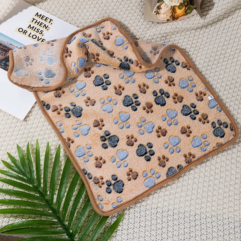 S-XL Dog Blanket Soft Fluffy Dog Sleeping Blanket Winter Insulation Cat Cover Blanket Comfortable Sleeping Sheets Pet Supplies