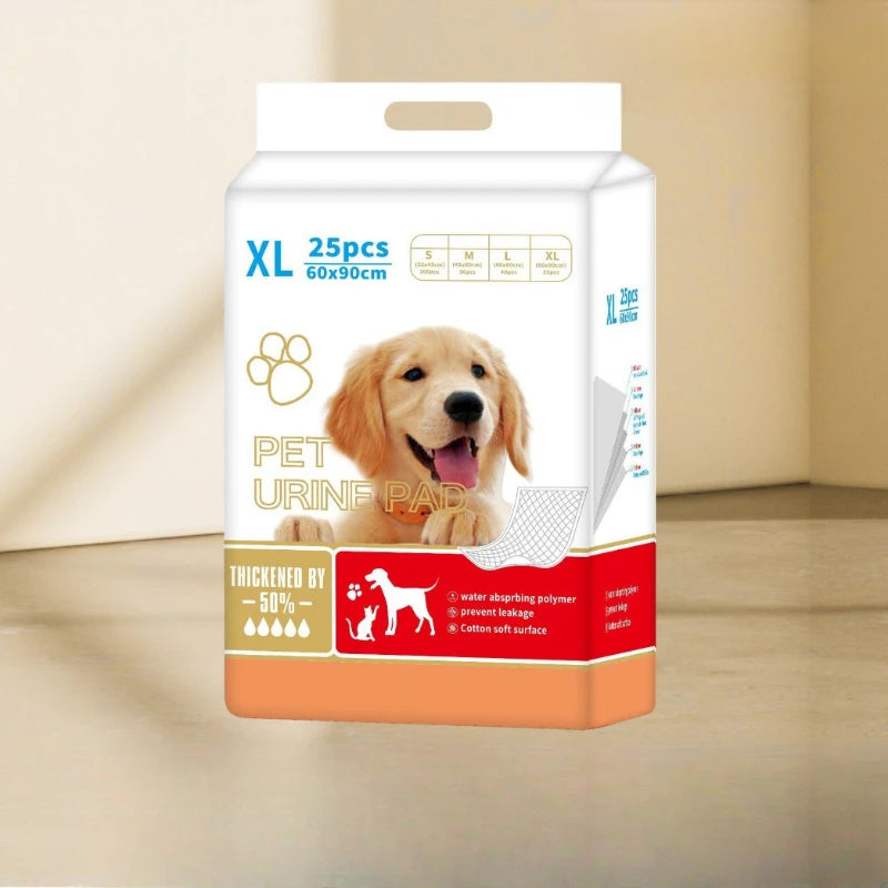 100/50/40/25PCS High Absorbent Thick Dogs Diapers Disposable Puppy Training Pee Pads Quick Dry Surface Mat Clean Cushion 배변패드