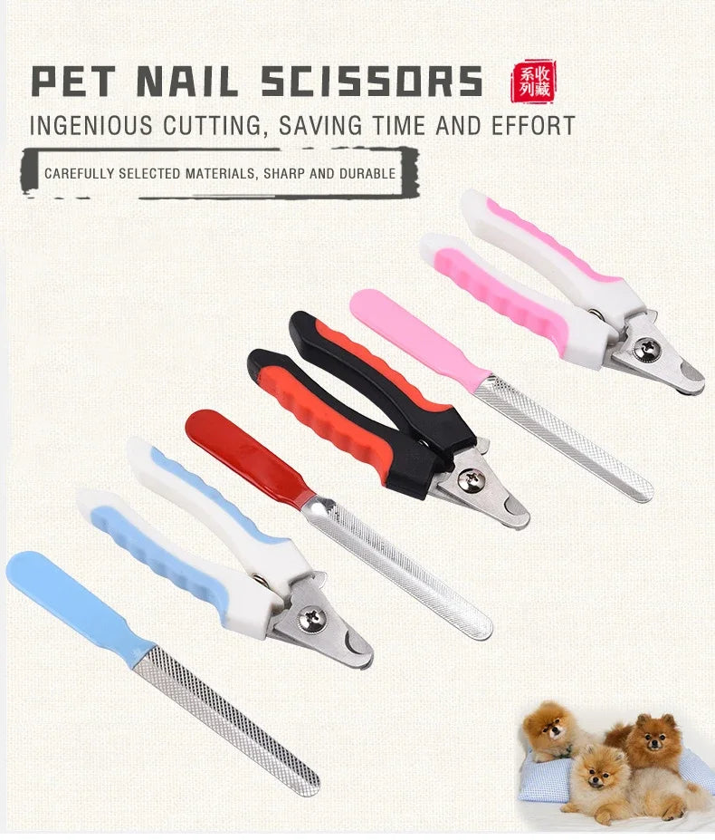 Dog Nail Clipper Scissors Kitten Nail Toe Claw Clippers Trimmer Grooming Tools General Pet Supplies Animals Paw Care Tool Kits