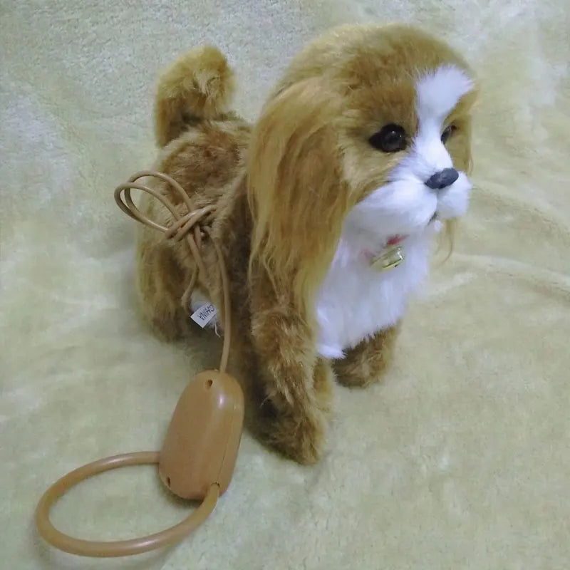 Robot Cat Electronic Plush Cat Singing Songs Dog Walk Electric Kitten Leash Control Music Kitty Pet Cute Animal Toy Kids Gift