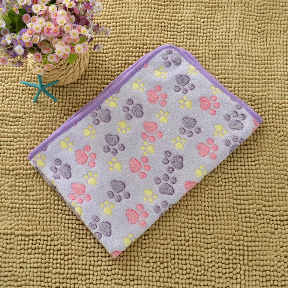Pet Blankets Soft Breathable Dog Blanket Cute Pet Bed Mat Cozy Puppy Cushion Thin Sleeping Blankets for Cats Kitten Pet Supplies