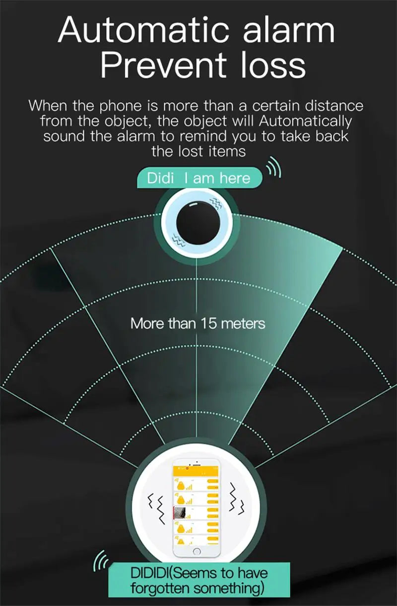 Xiaomi Mini GPS Tracker Bluetooth 5.0 Anti-Lost Device Pet Kids Bag Wallet Tracking IOS Android Smart Finder Locator Accessory