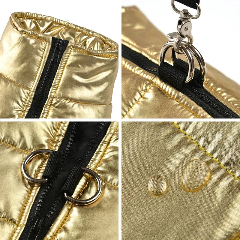 Autumn Winter Pet Dog Clothes For Small Medium Dogs Cat Waterproof Warm Puppy Jacket Vest French Bulldog Yorkshire Coat Outfits