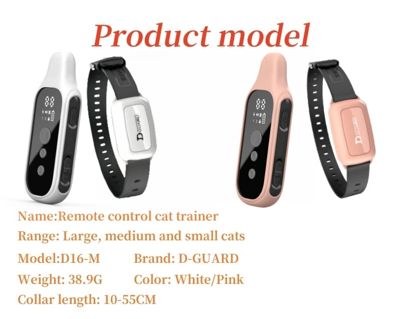 YHLC 800m Cat Anti Meowing Collar, Automatic No Shock Vibration Collar for Cats, Cat Trainer Designed Collar for Stop Meowing