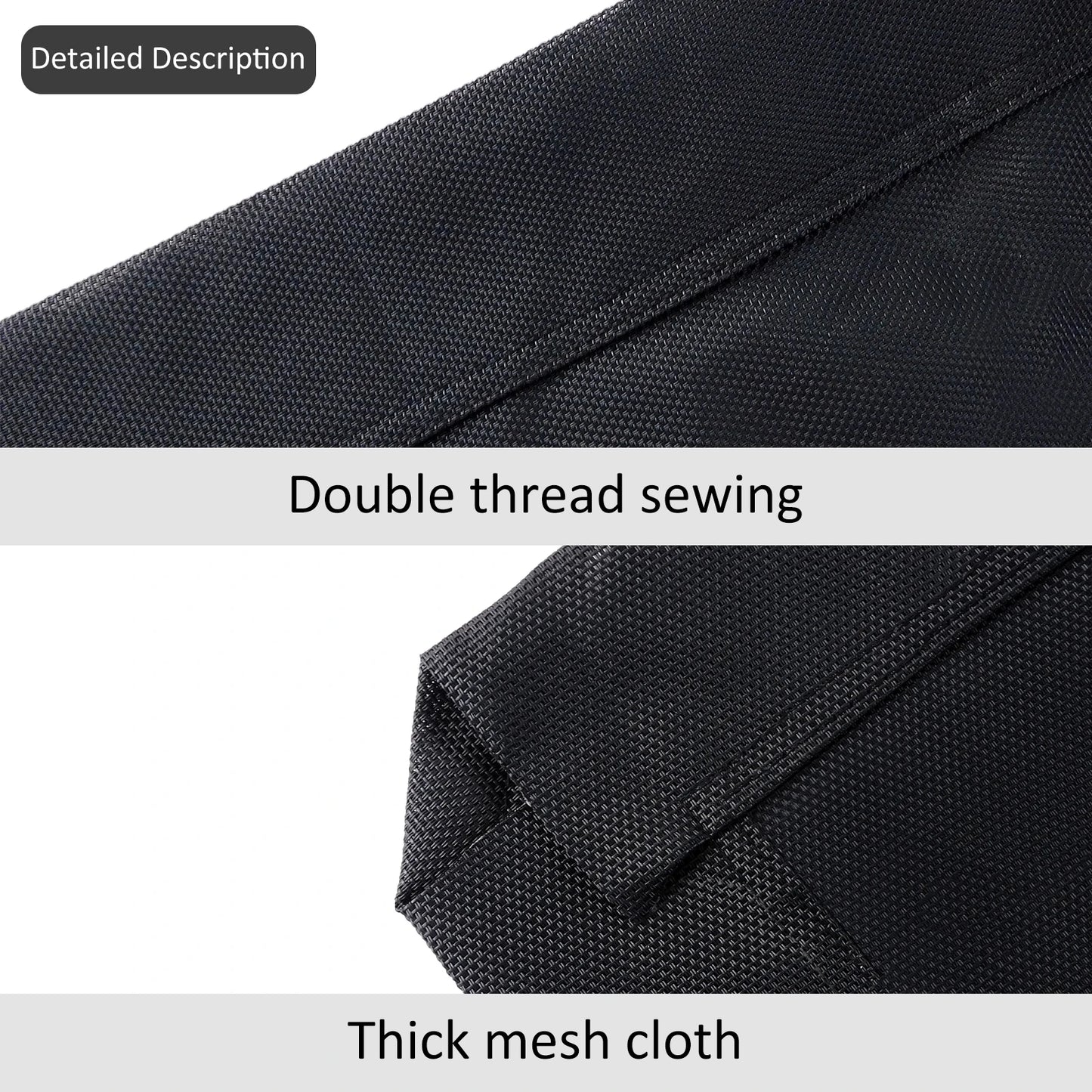 BRIEFNESS Waterproof Elevated Dog Bed with Non-Slip Feet, Breathable Mesh Washable Indoor/Outdoor Pet Sofa Bed for Camping Cats
