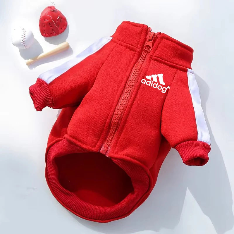 Baseball Dog Jacket, Small, Medium, Large Dog Winter Dog Clothing, Small Dog Pet, French Bulldog Sportswear, Adidog loose coat