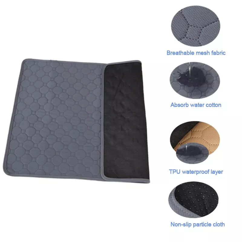 Pet Special Urinal Pad Waterproof Antiskid Breathable Pet Cat Dog Floor Mat Reusable Puppy Training Pad Sleep Pad Dog Supplies