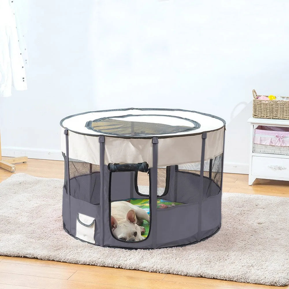 Tieker Foldable Cat Delivery Room Pet Supplies Cat Bed Portable Pet Tent Breathable Cat and Dog Dual-purpose Tent