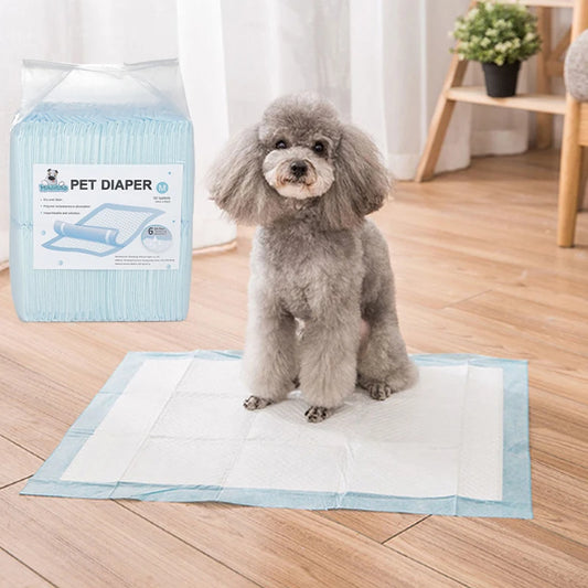 Tieker 20/40/50 pieces of disposable extra thick pet diapers pet training pads super absorbent cats and dogs pet supplies