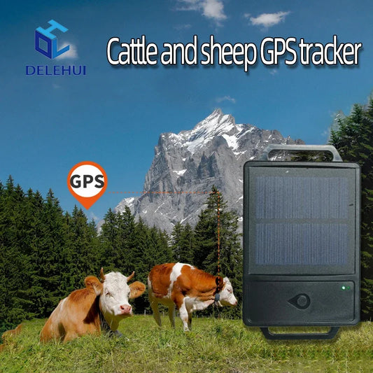 H502 GPS Pet Tracker Quality Intelligent Waterproof  Solar Energy Electronic Cattle Sheep Positioning Locator Android Compatible