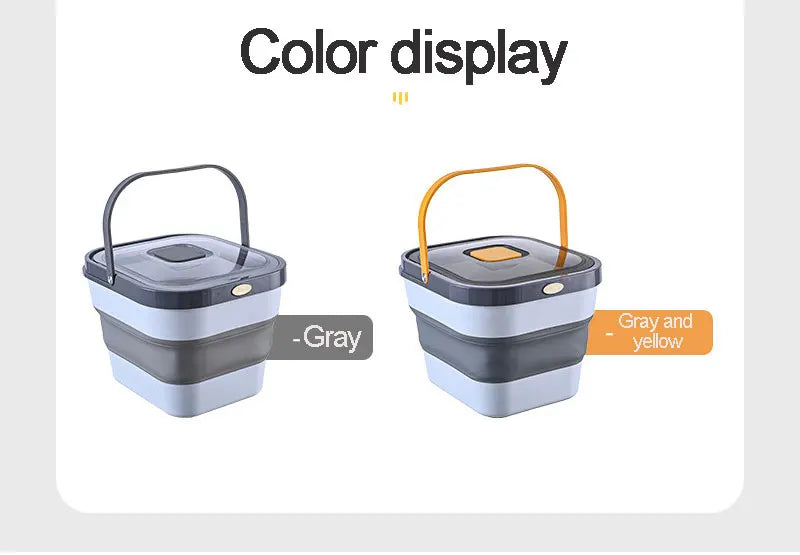 Plastic Sealable Kitchen Dog Food Storage Dispenser Collapsible Fold Airtight Rice Container with Lid Locking